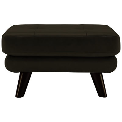 G Plan Vintage The Fifty Three Leather Footstool Capri Grey G Plan Vintage The Fifty Three Leather Footstool Capri Grey